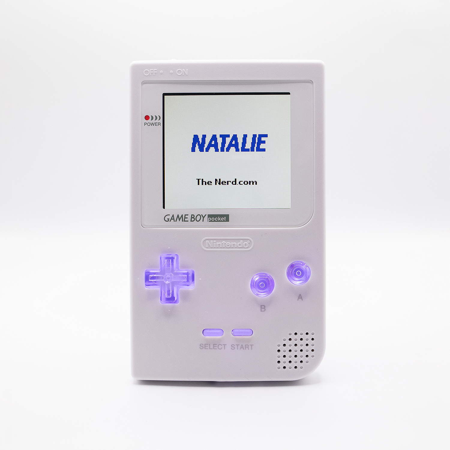 Game Boy Pocket ARC RGB LEDs purple