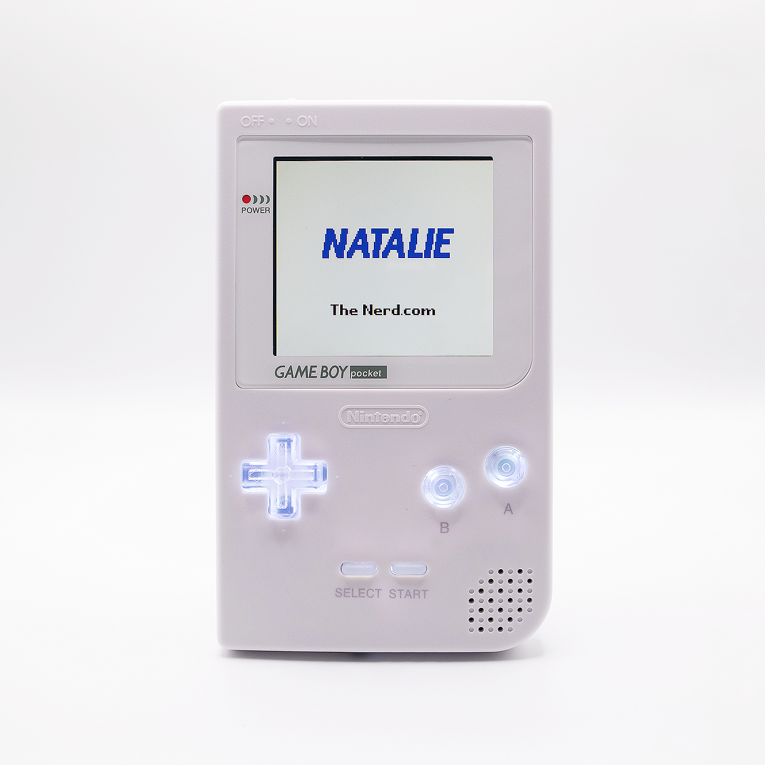 Game Boy Pocket ARC RGB LEDs white