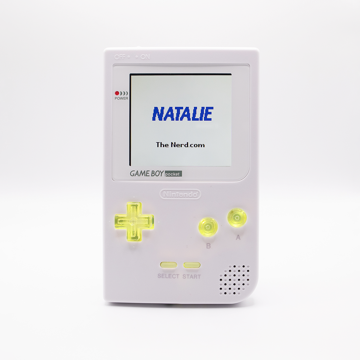 Game Boy Pocket ARC RGB LEDs yellow